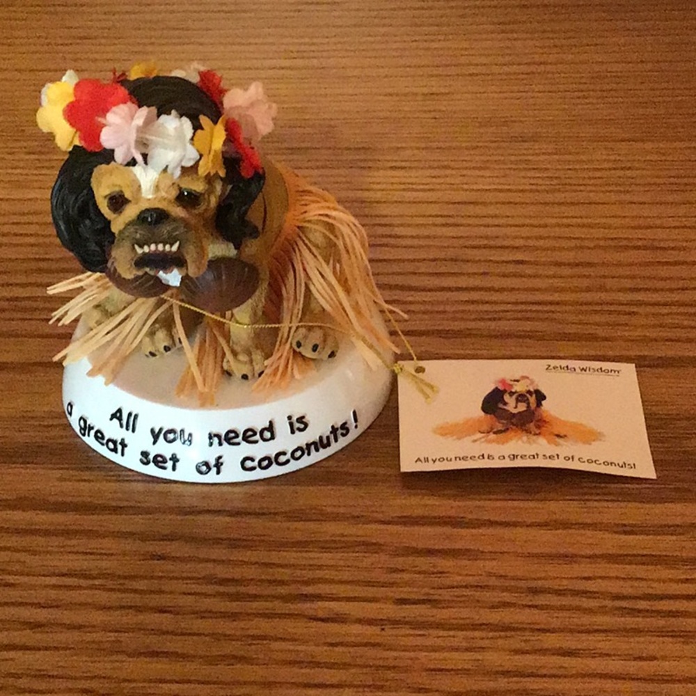 Zelda Wisdom bulldog figurine